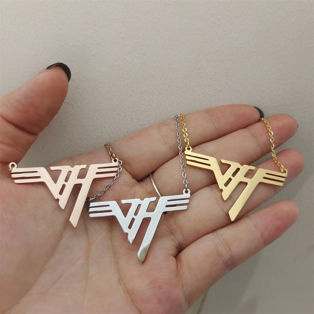 NEW Band Necklaces Pendants for Men & Women Fans Van Halen Jewelry Rock and Roll