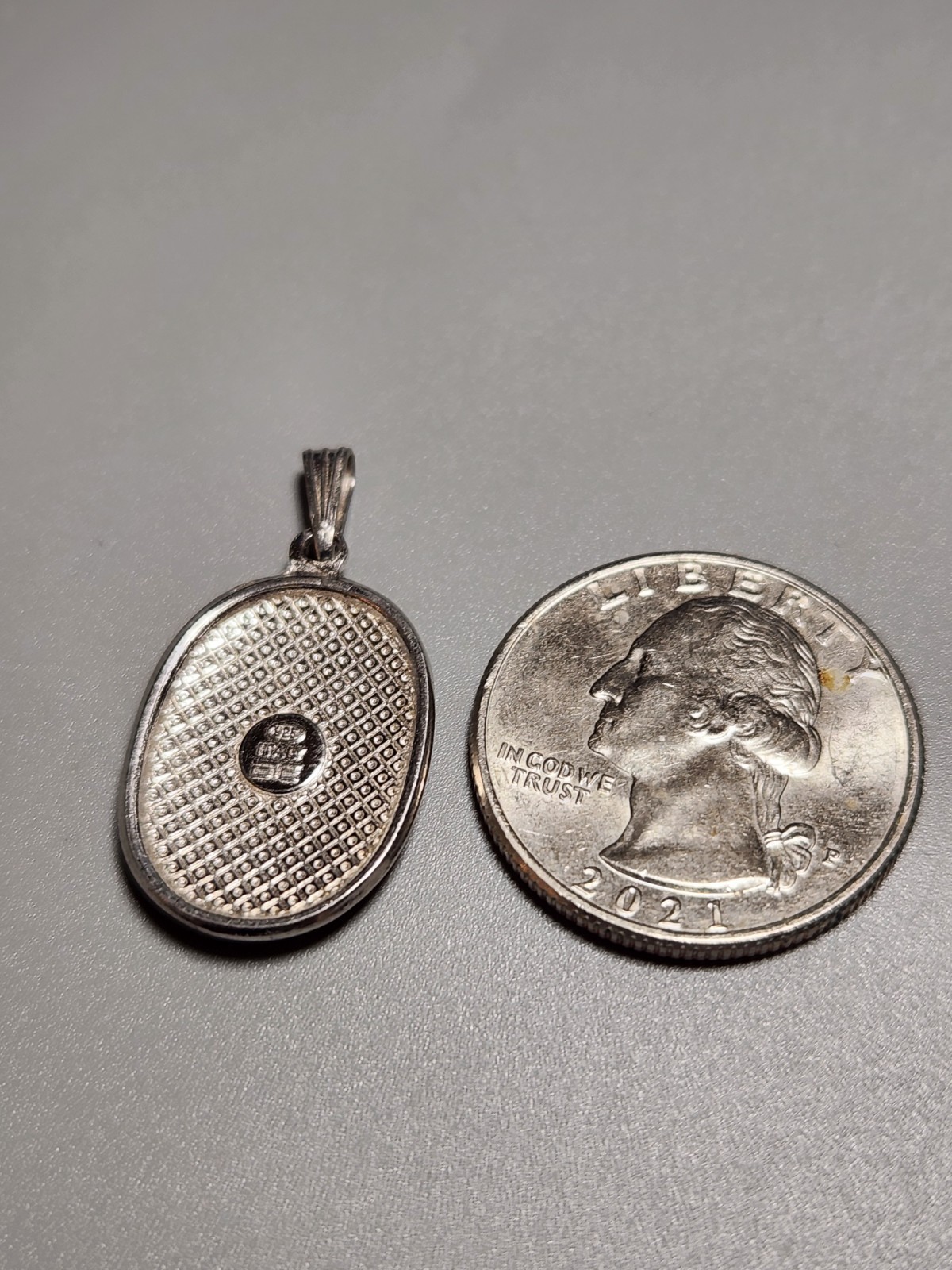 Mother and A child New Pendant Made in 925 Sterling silver Length 32mm