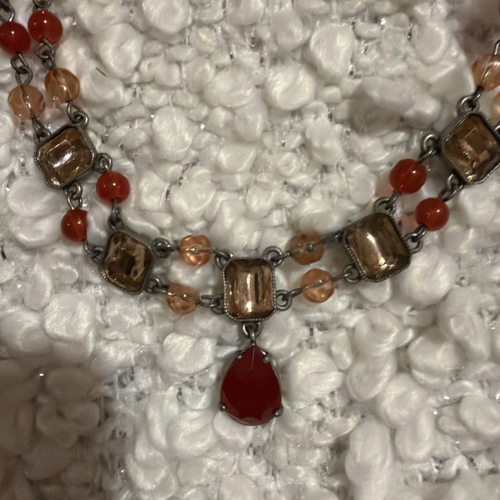 Avon necklace choker rhinestone crystal