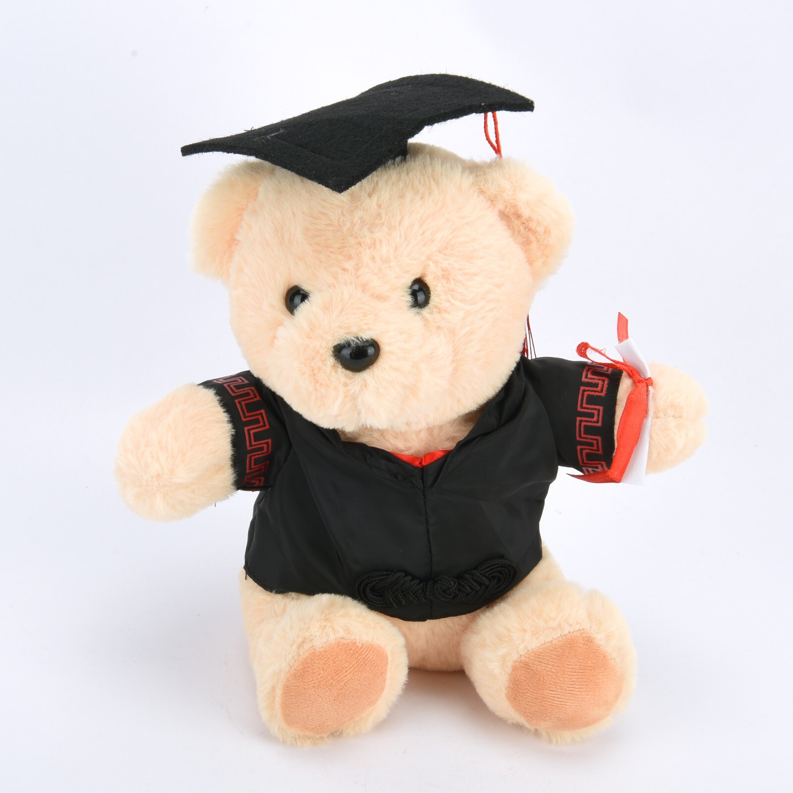 Graduation Teddy Bear Plush Doll Stuffed Gift 9″ w/Cap Gown Diploma Party Decor