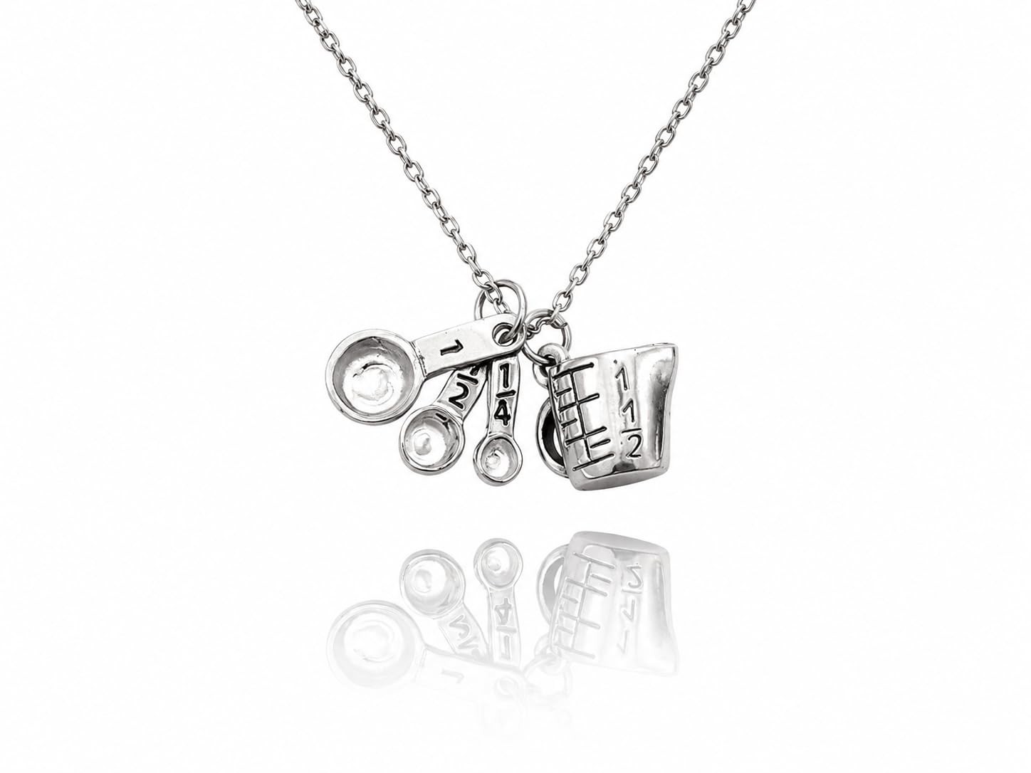Cooking Jewelry, Measuring Spoons Kitchen Tools, Gifts for Mom, Gifts for Che…