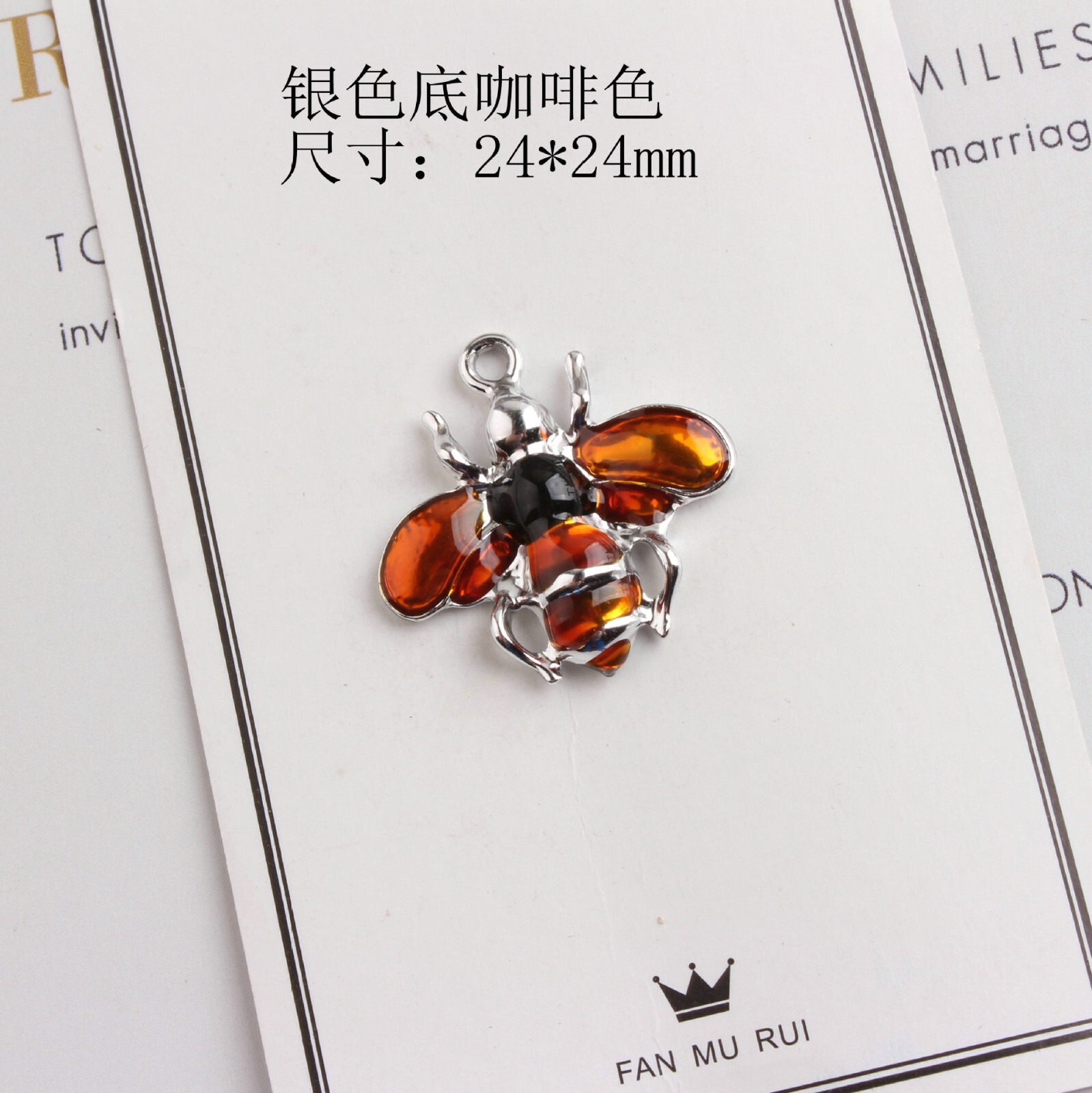 Buy 1 Get 1 FREE US Seller fashion jewelry enamel bees pendant necklace earing