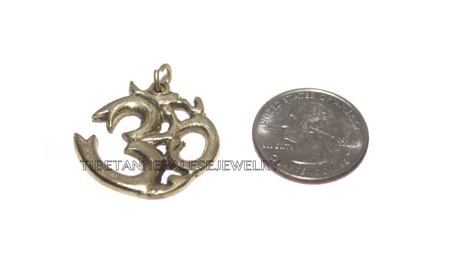 Om Pendant Boho Pendant Yoga pendant Tibet Pendant Nepal Pendant Brass PB46