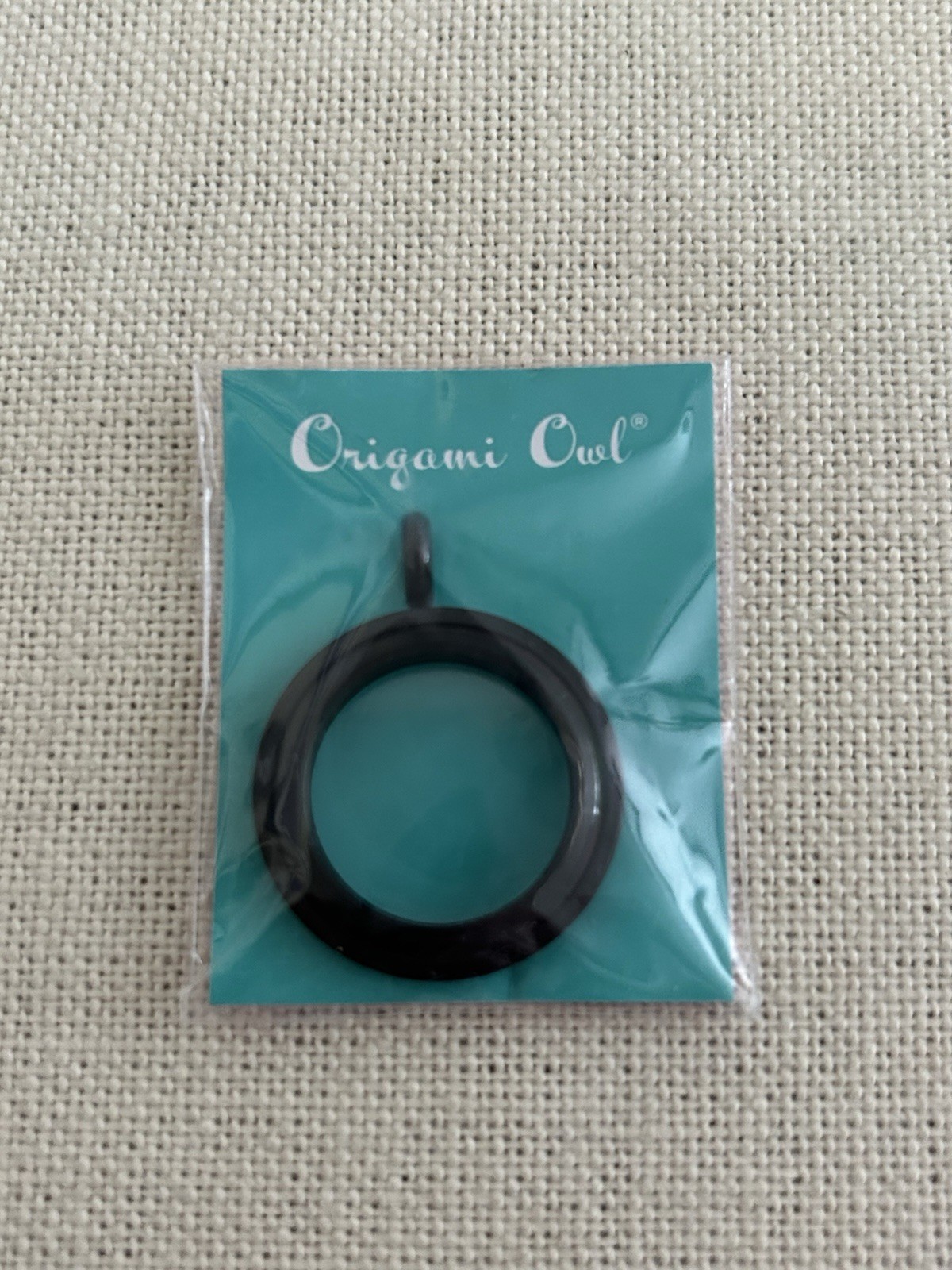 Origami Owl LK4009 Medium Black Twist “BASE ONLY” for Locket “NIP”