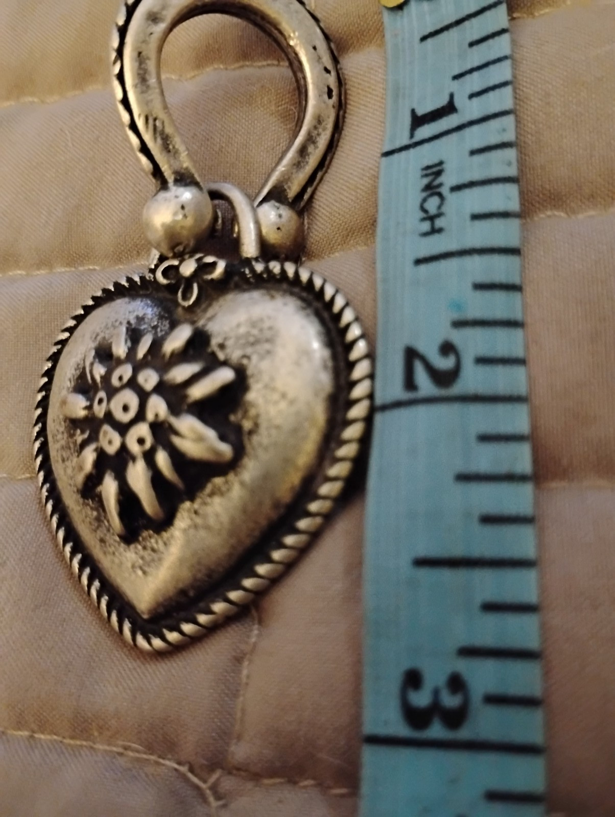 Fashion Jewelry, Germany, Edelweiss Scarf Holder unique