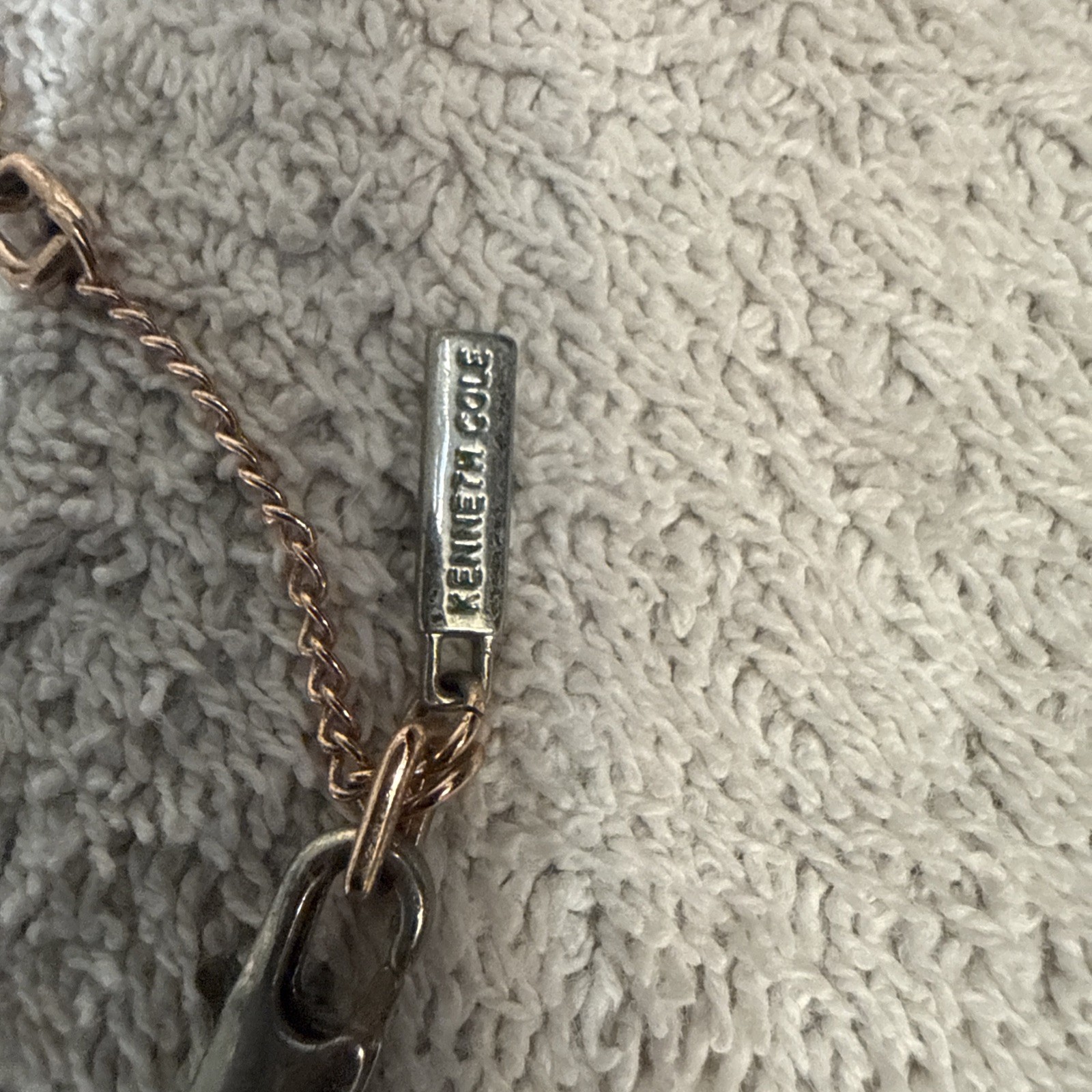Kenneth Cole Women’s Neclace with Grey And Black Rhinestone Accents Size Medium