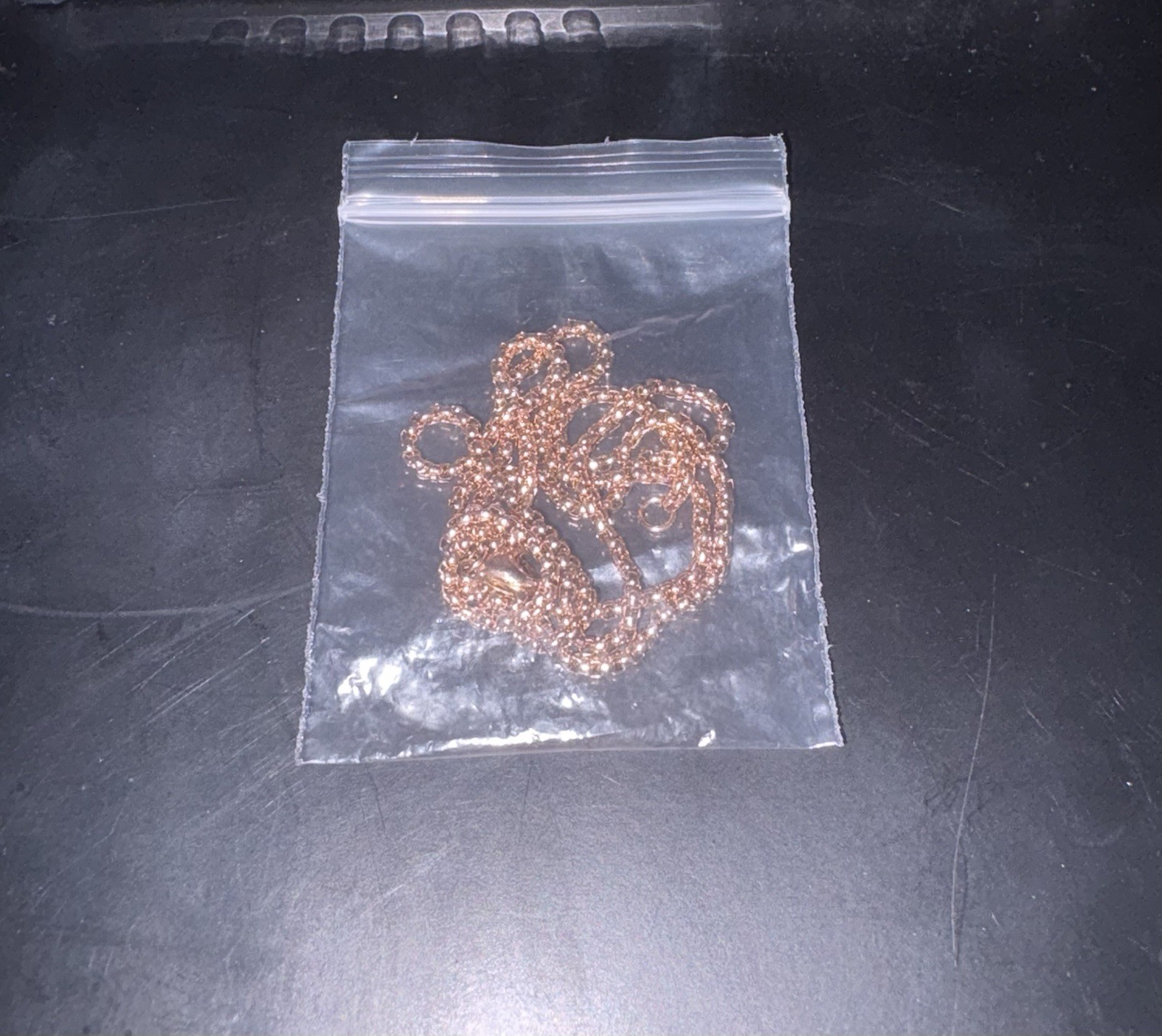 BOX CHAIN ROSE GOLD 2.5MM 20in