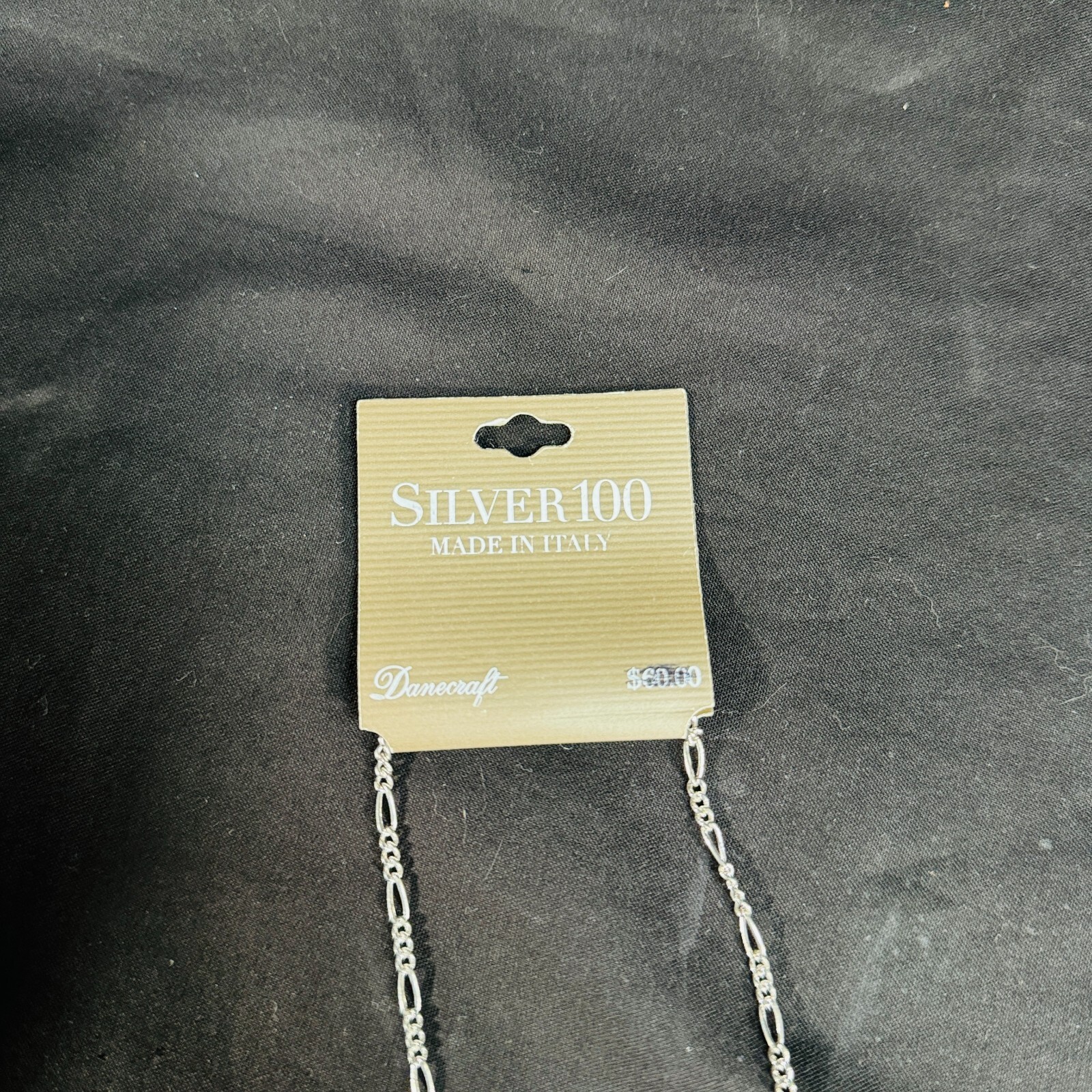 Danecraft Silver 100 Italian 20″ Fancy Silver Necklace