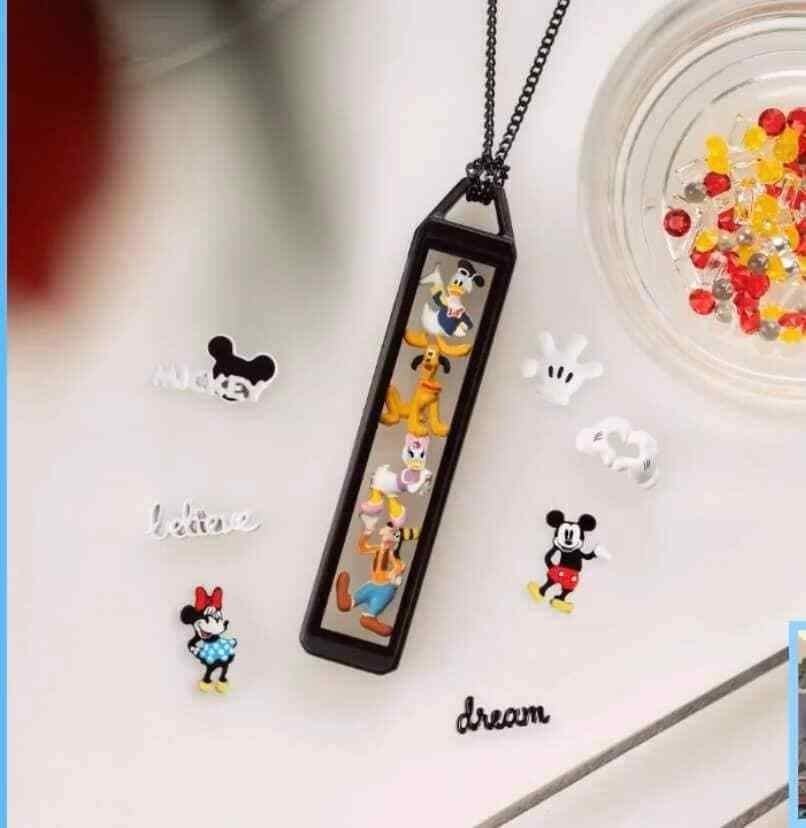 Origami Owl Disney® MICKEY MOUSE SILVER LIVING LOCKET Set W/ SWAROVSKI CRYSTALS