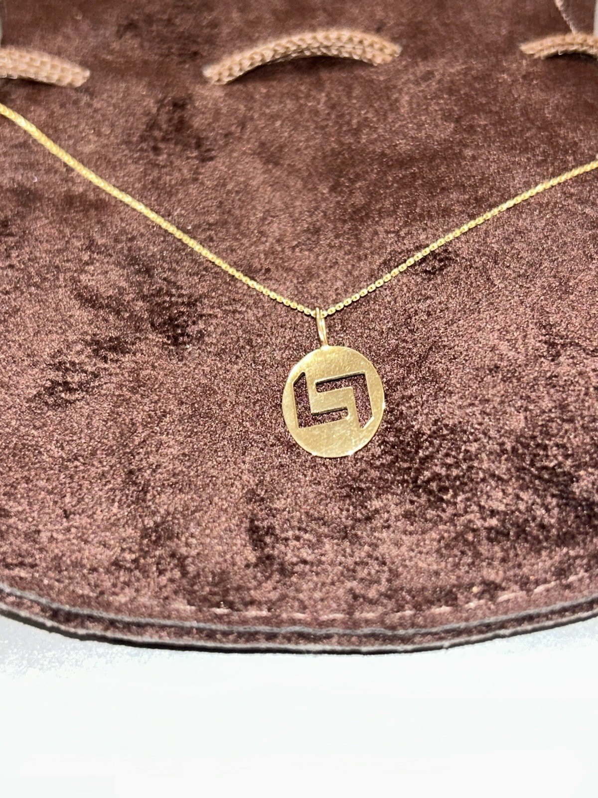 LANA Jewelry 14K Yellow Gold “Love & Luck” Pendant Necklace Hand-Signed by Lana