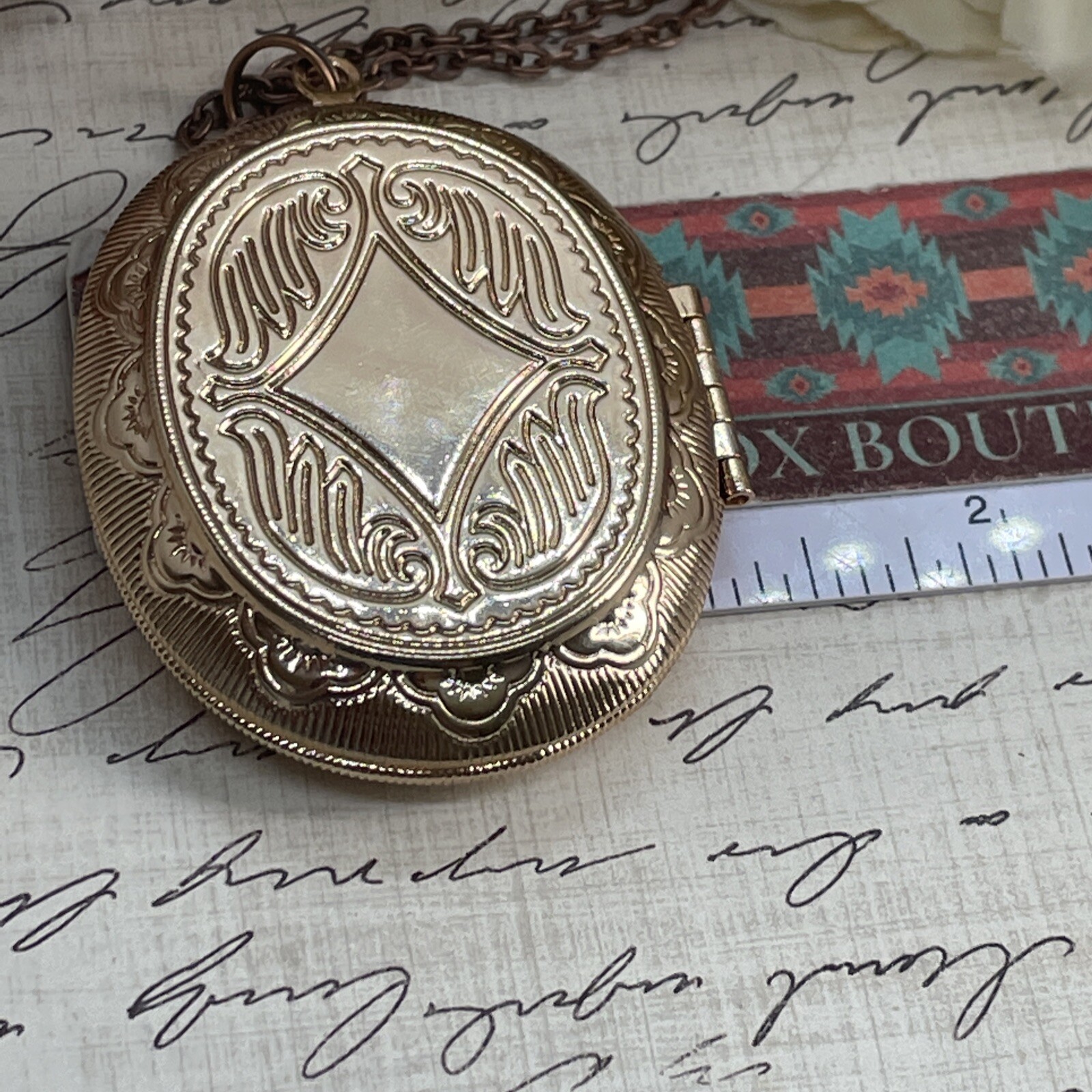 Angel Wedding Anniversary Birthday Rose Gold gift Bridal Bridesmaid Photo Locket