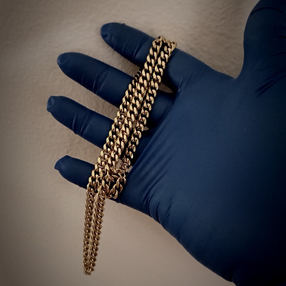 Miami Cuban Link 14k Stainless Steel 6mm x 24″inches Long Necklace