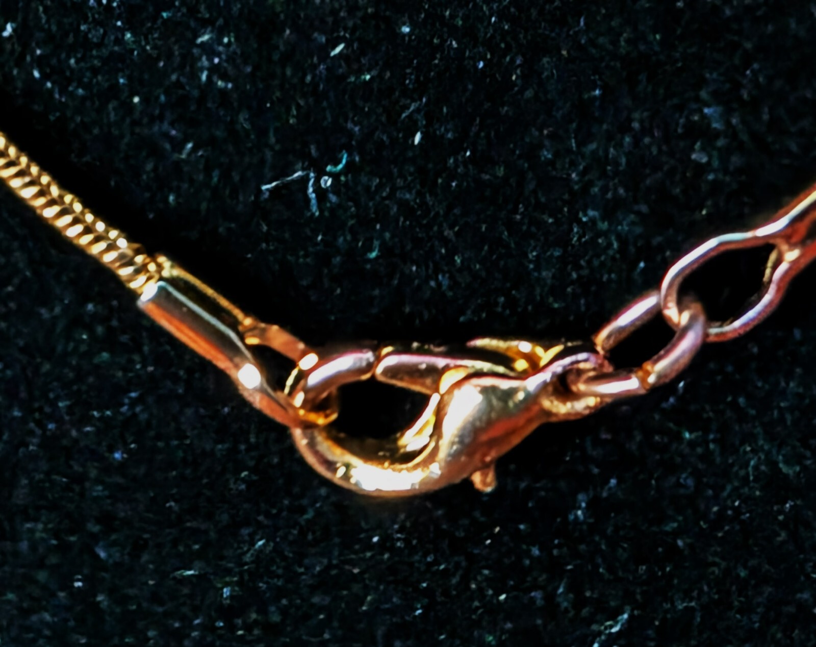 Vintage Simolated Soltare Diamond Necklace on Snake Chain