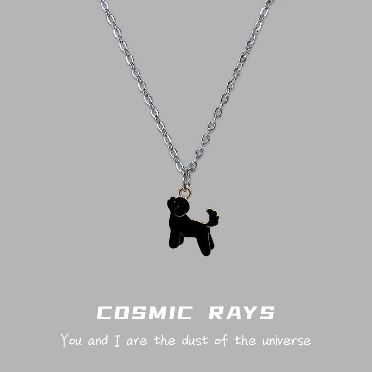 Puppy Dog Silver Pendant Pet Dog Lover Women Fashion Hip Hop Style