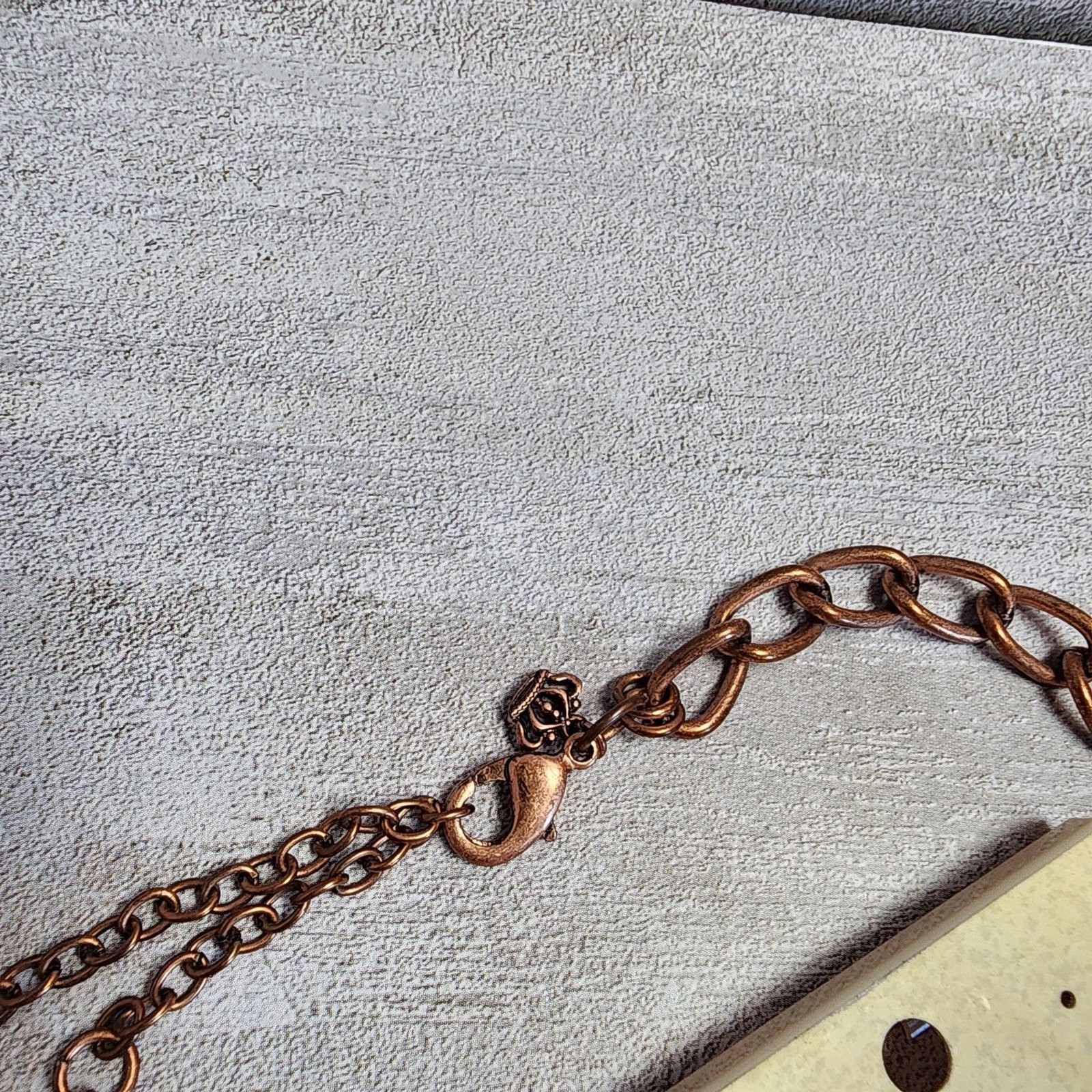 Copper Hoop Earring Necklace Jewelry LOT