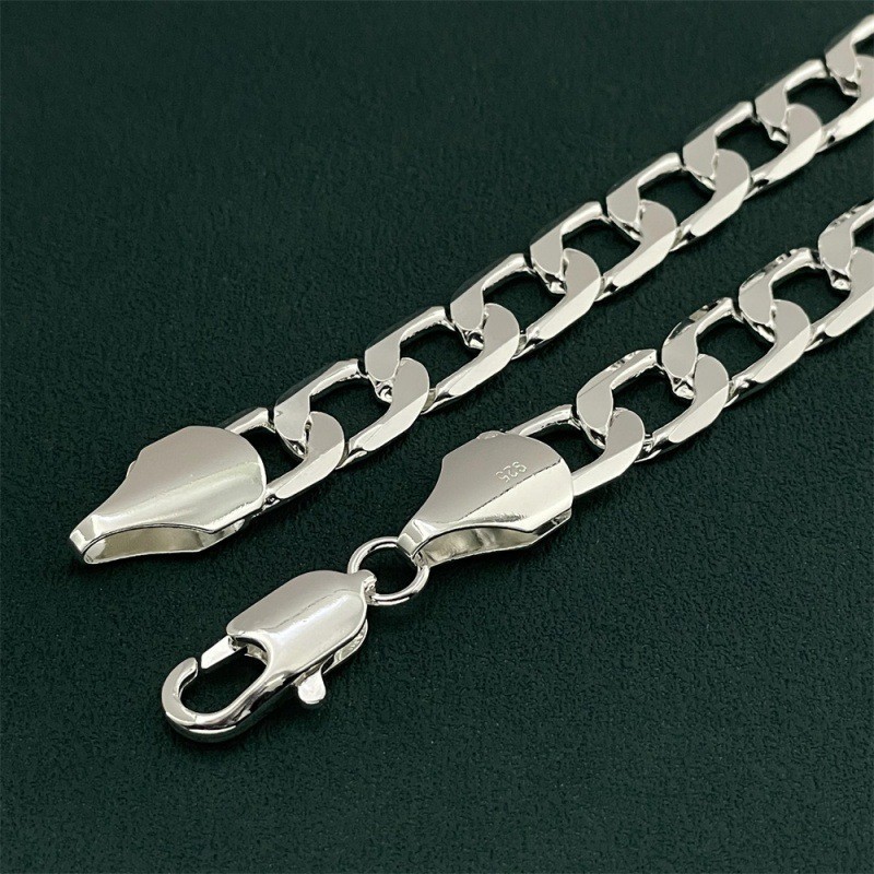 925 Silver Plated 2mm Water Wave Chain Mens Womens Necklace 16″ 18″ 20″ 22″ US