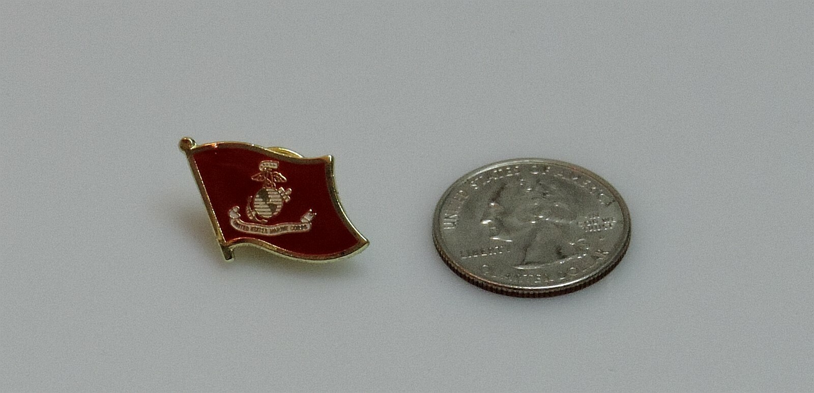UNITED STATES MARINE CORPS- MARINE CORPS FLAG LAPEL PIN