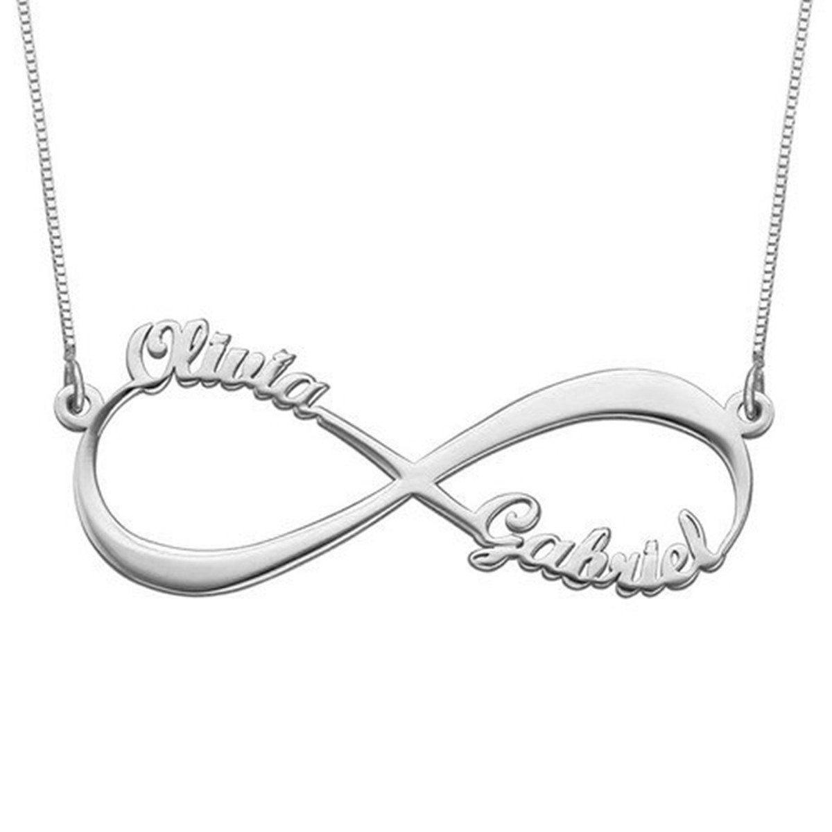 Personalized Infinity Name Necklace Custom Handmade Necklace for You Lover,Women