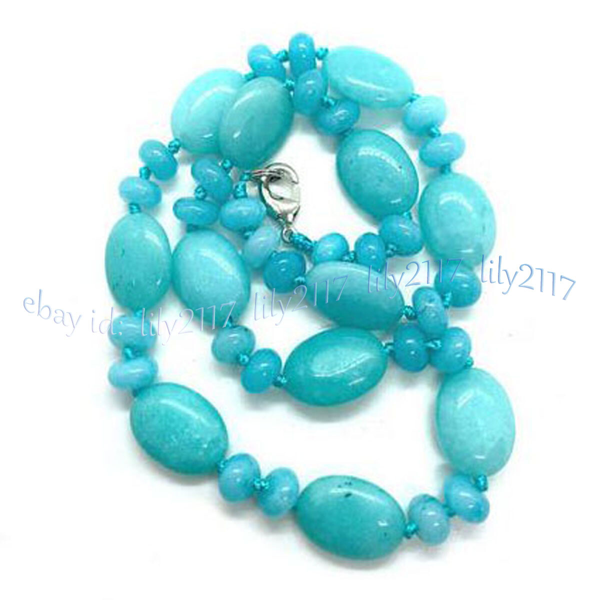 Natural 5x8mm Rondelle 13x18mm Flat Oval Gemstone Beads Necklace 14-36”