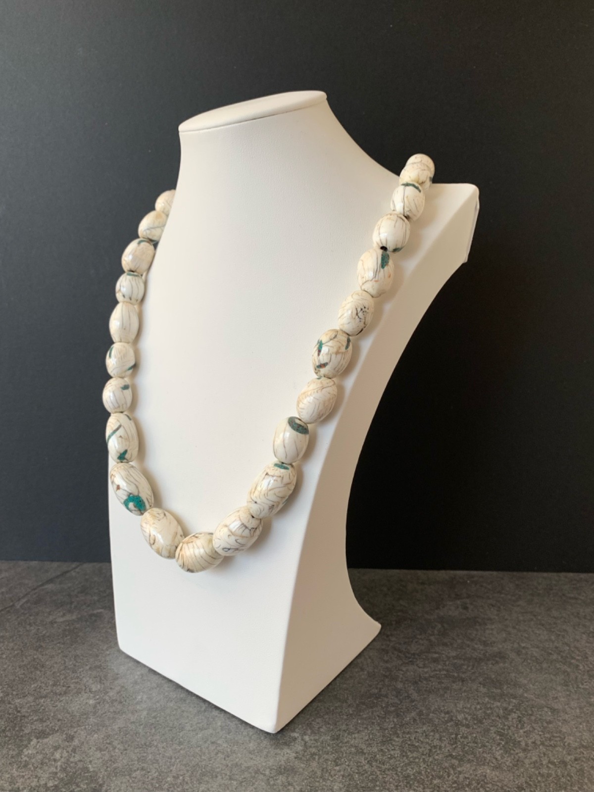 Rare Naga Conch Shell Necklace 14-16mm, 28″ Necklace 75