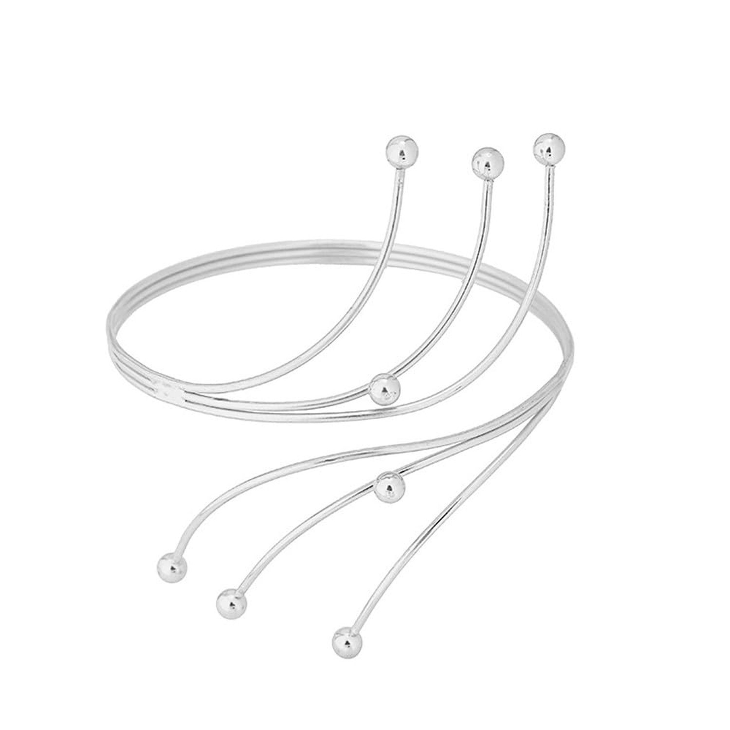 Caiyao Boho Upper Arm Bracelet Cuff Bangle Gold Silver Cuff Bracelets Mental …