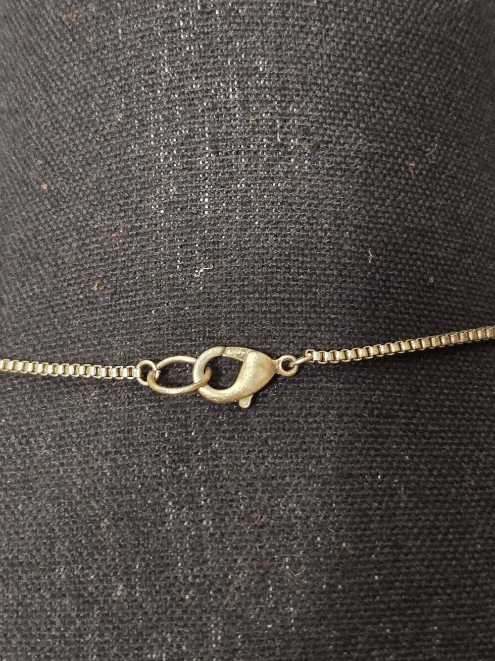 Gold Tone Floral and Pearl Beaded Long Necklace