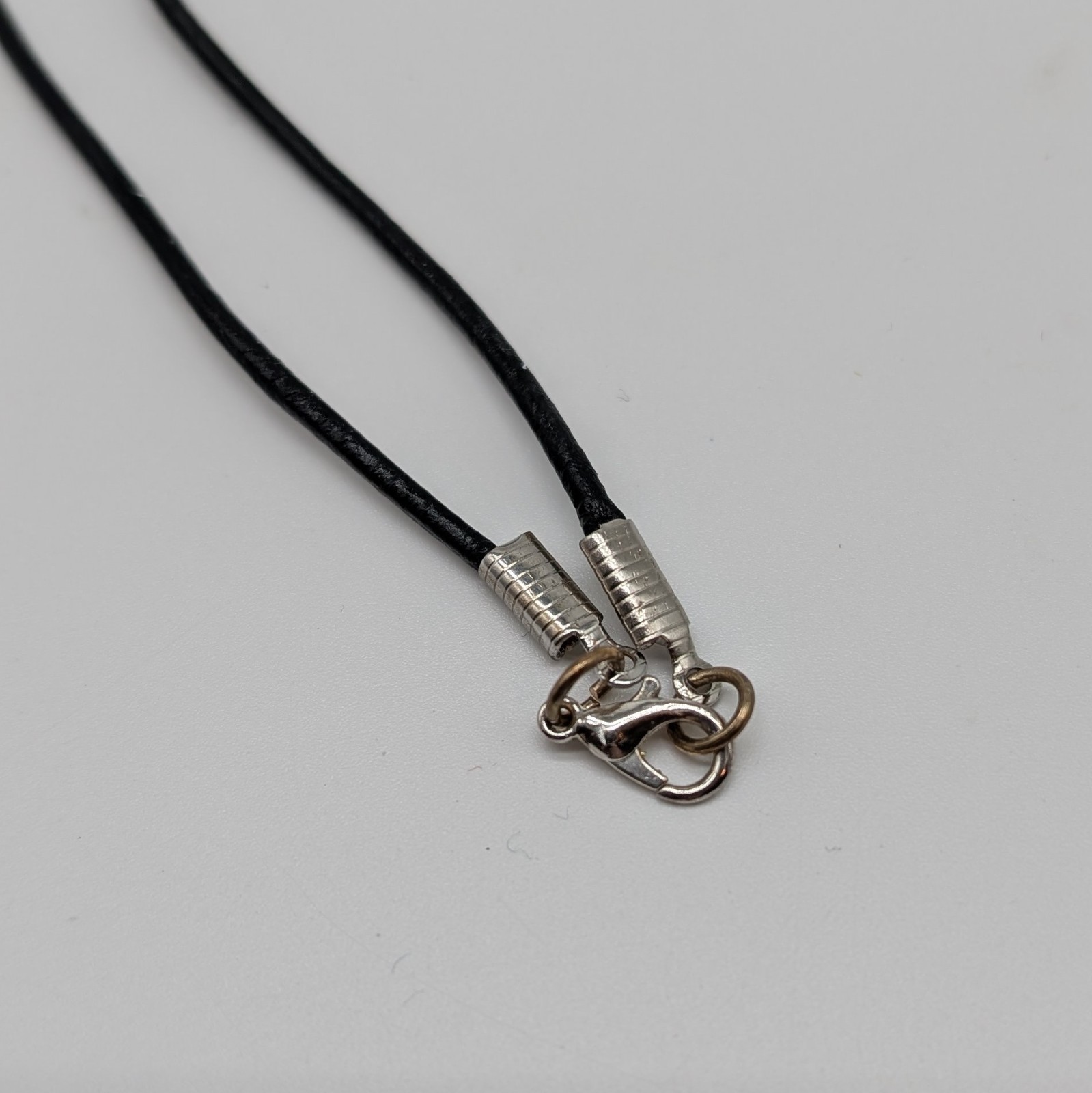 Inlayed Cross Shell Pendant – 24-In Cord With Silver Bail