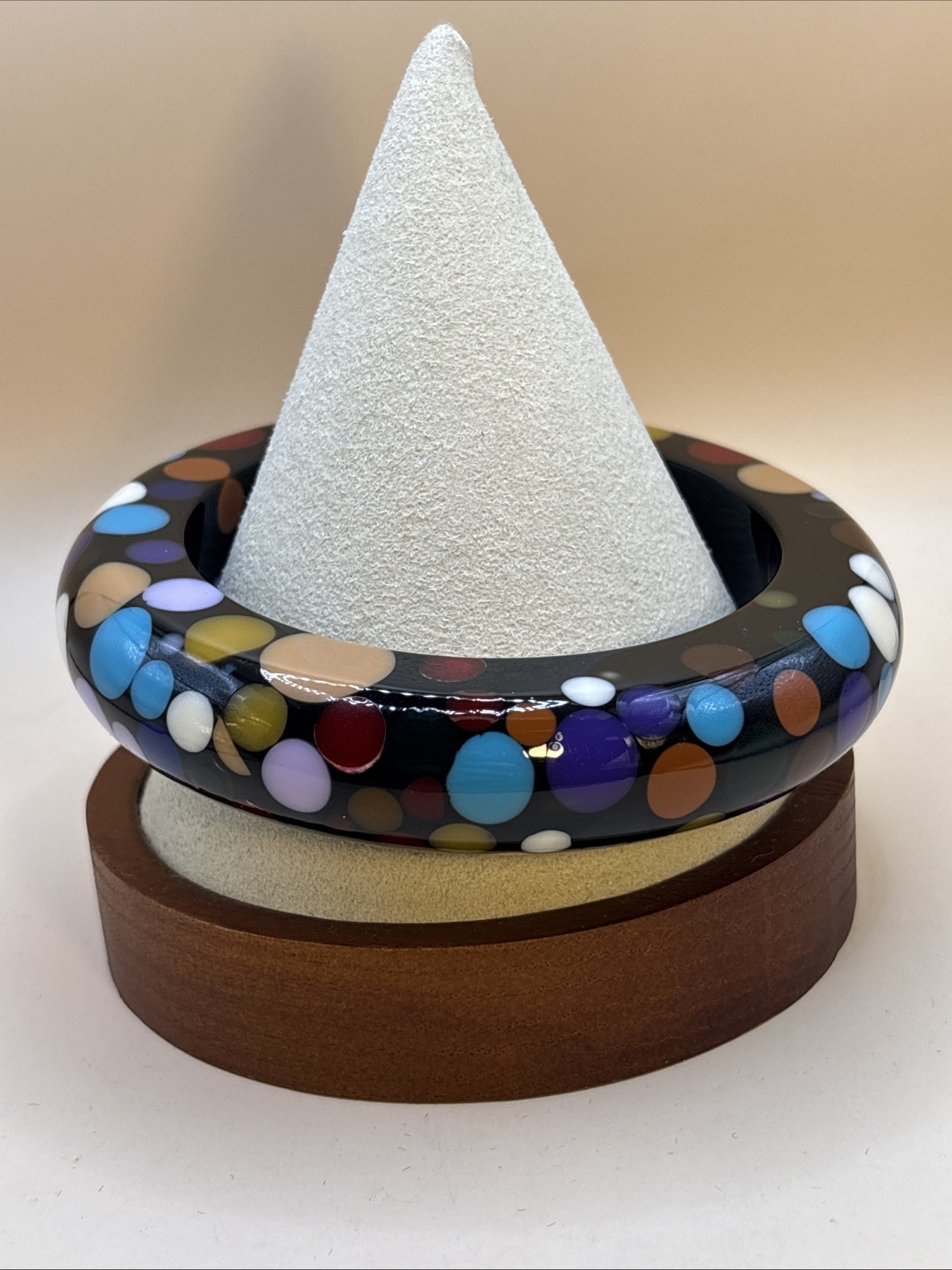 Sobral Jackie Brazil Party Mix Multi-Colour Dots Bangle Statement Piece