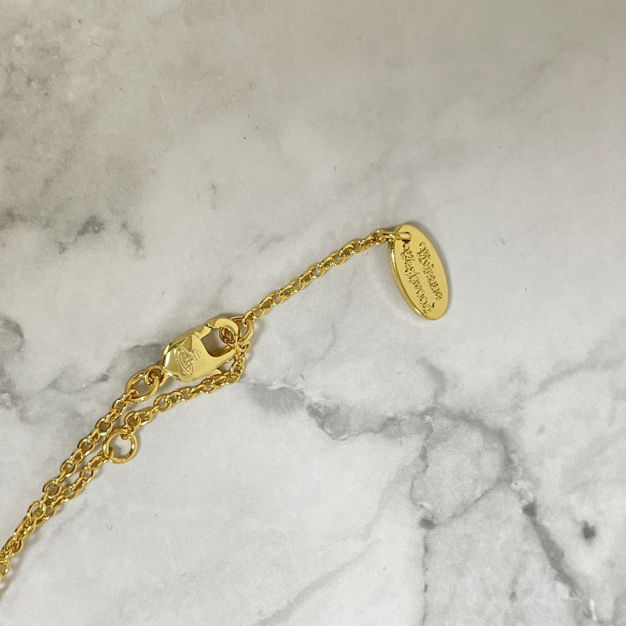 Vivienne Westwood Necklace Shooting Star Orb Gold 46cm w/Pouch NO BOX