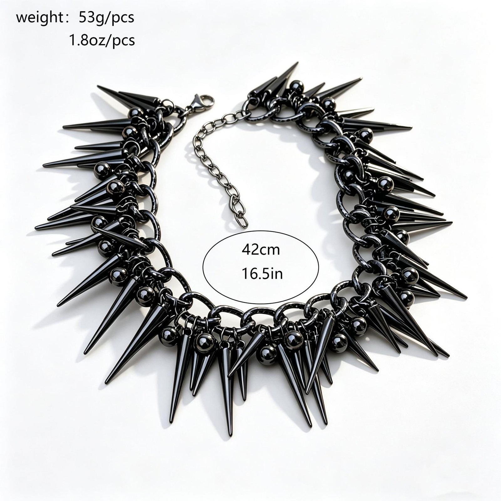 Women’s Thorn Skeleton Alloy Necklace Gothic Punk Hip Hop Pendant Jewelry Gift