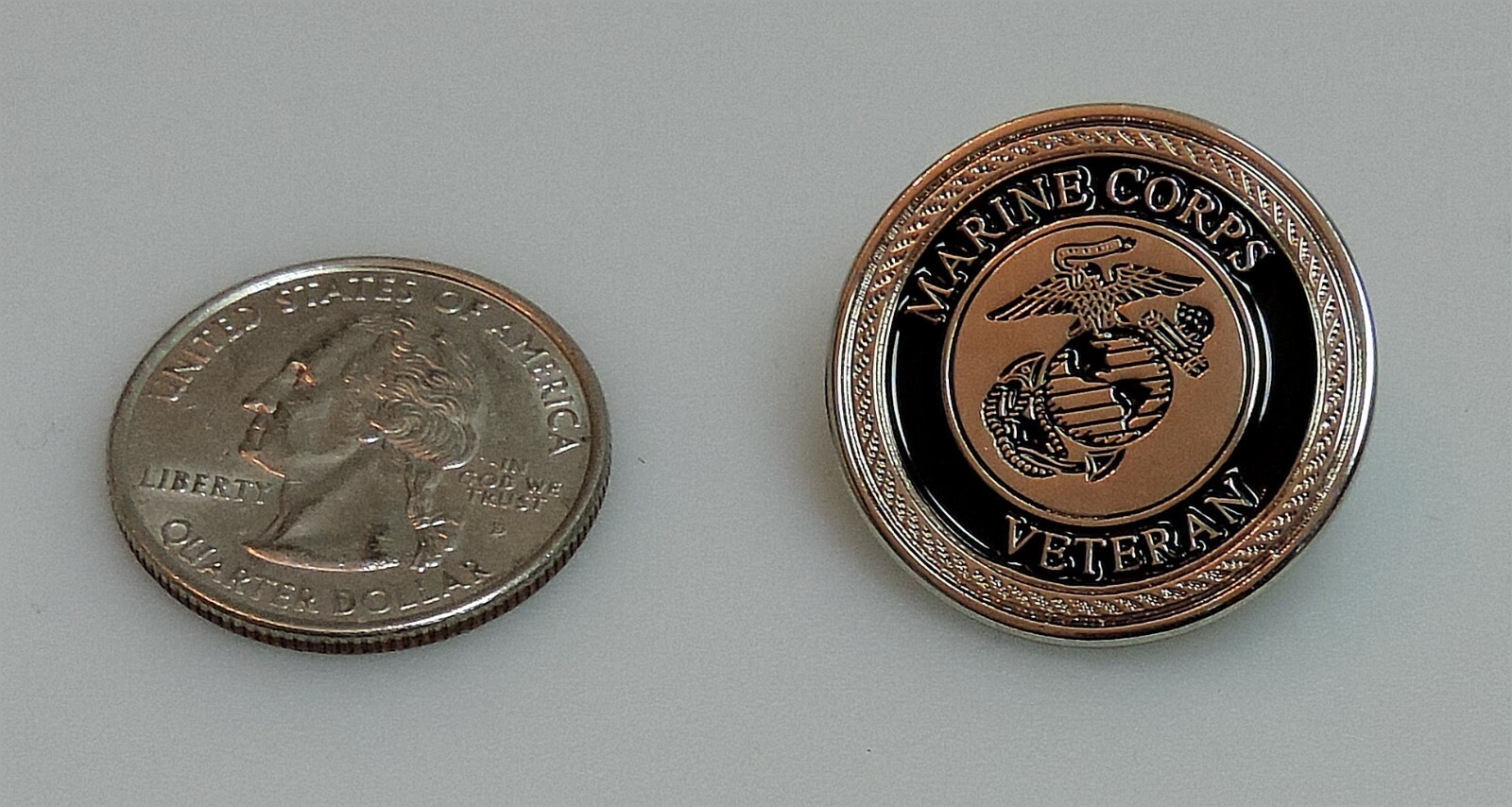 UNITED STATES MARINE CORPS VETERAN LAPEL PIN