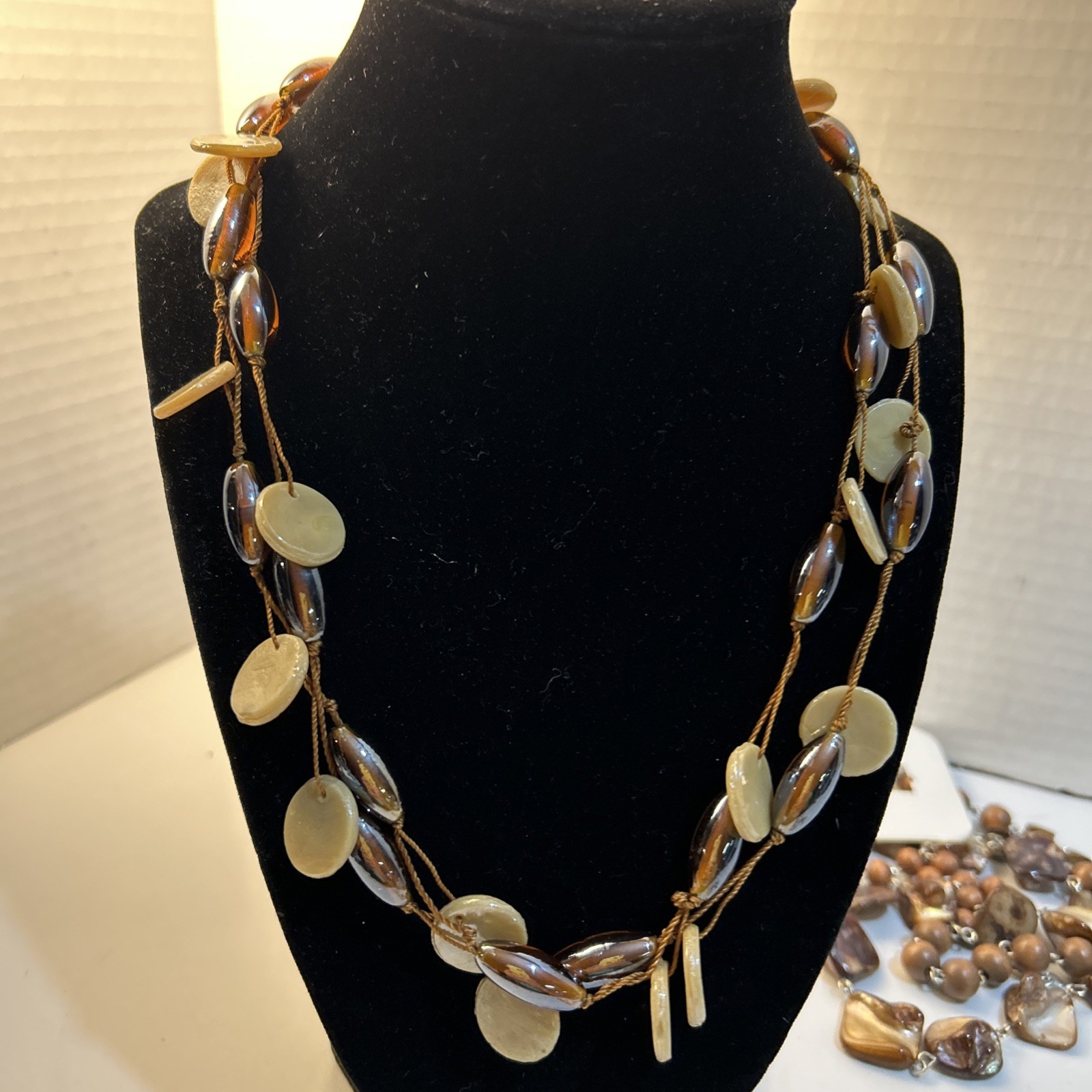 Beaded Necklace Lot Of 9 Various Lengths Jewelry