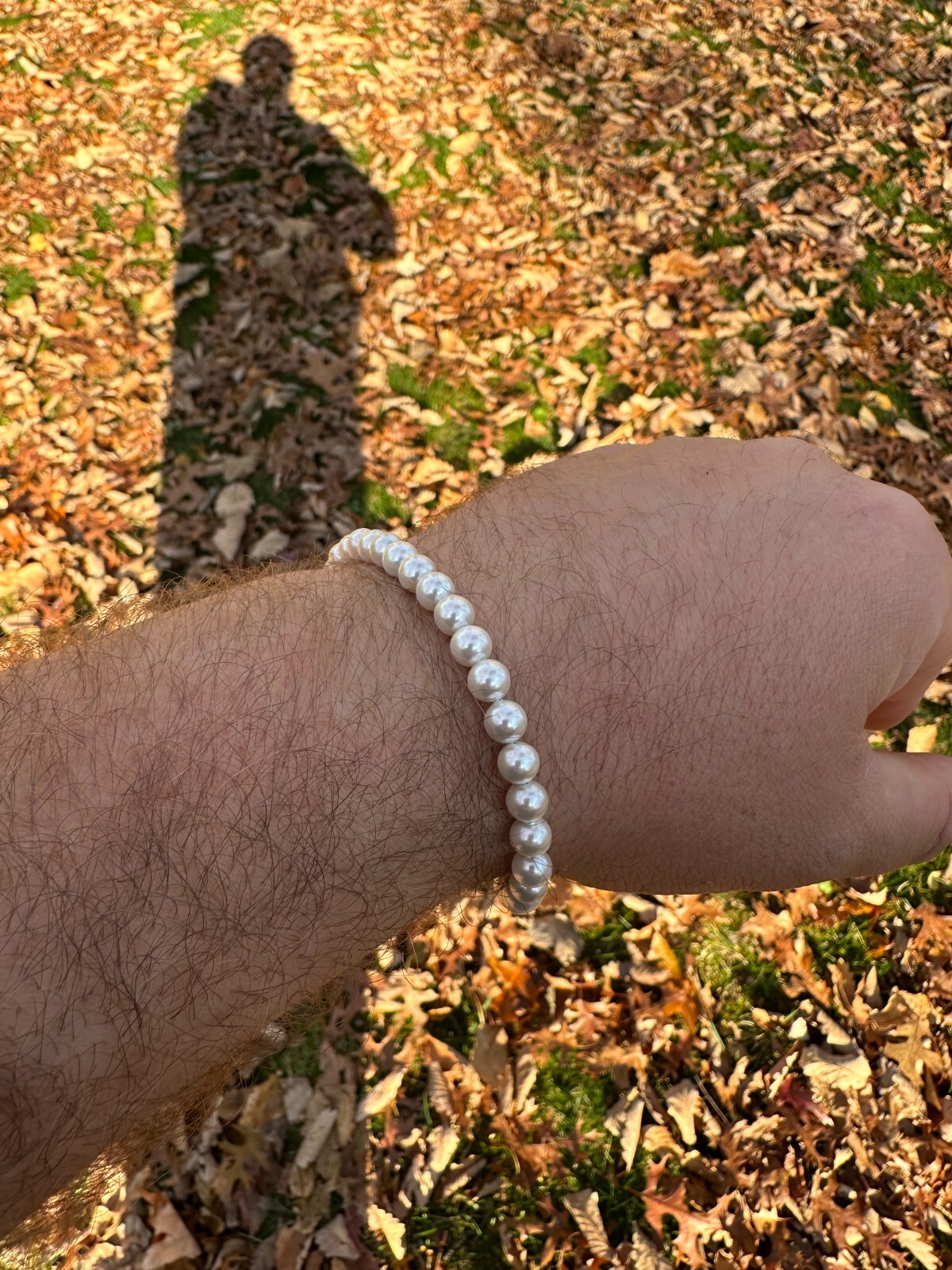 Cultured Pearl Bracelet W. Real 925 Silver Clasp For Men Women 4-10mm All Length