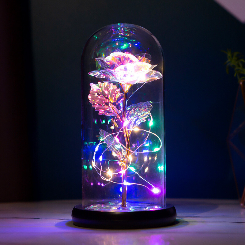 Valentine’s Day Eternal Rose Flower LED Enchanted Galaxy Rose Girlfriend Gifts