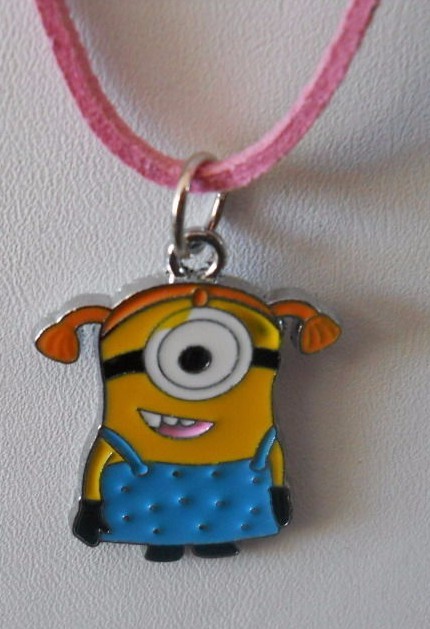 Despicable Me: Minion Necklace 20″ In Length New No Tags 4-Adults