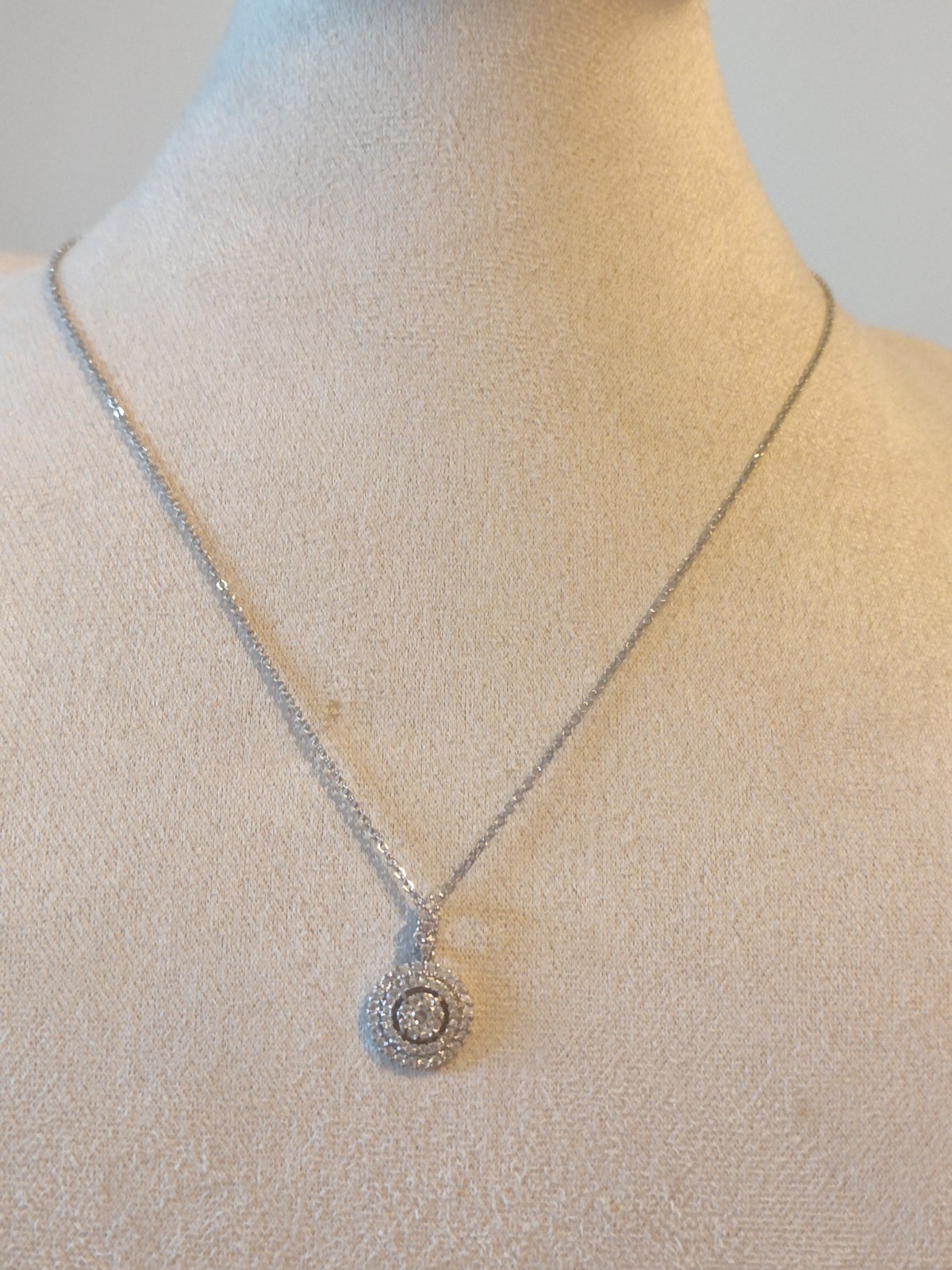 Beautiful Necklace with It’s Pendant With CZ Diamond