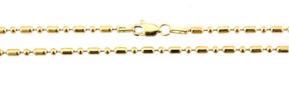 1/20 14K Gold Filled Fancy Ball Chain 24-inch Long