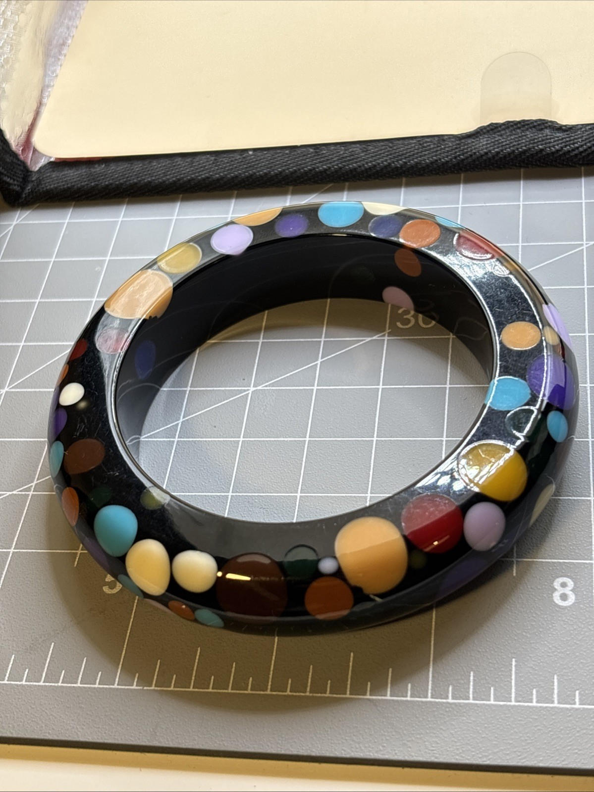 Sobral Jackie Brazil Party Mix Multi-Colour Dots Bangle Statement Piece