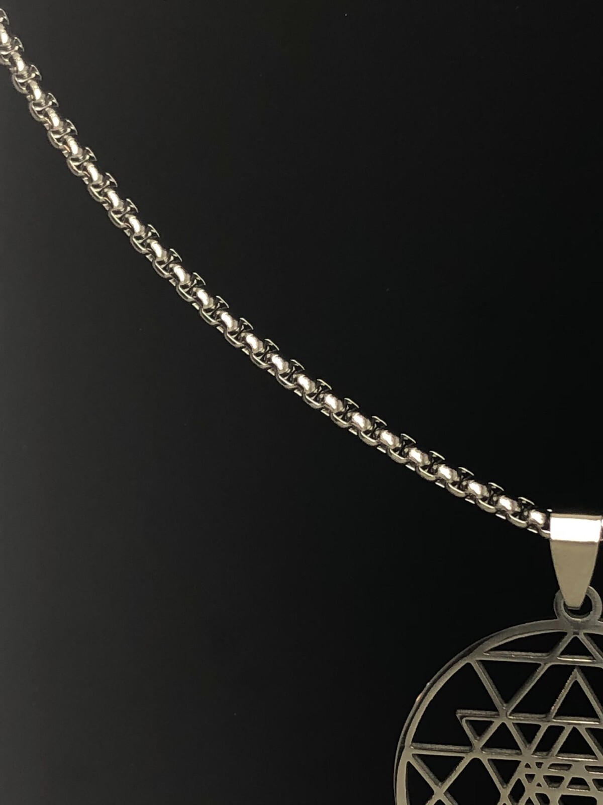 Salomon’s king star pendant free 19″ s steel chain Good luck prosperity
