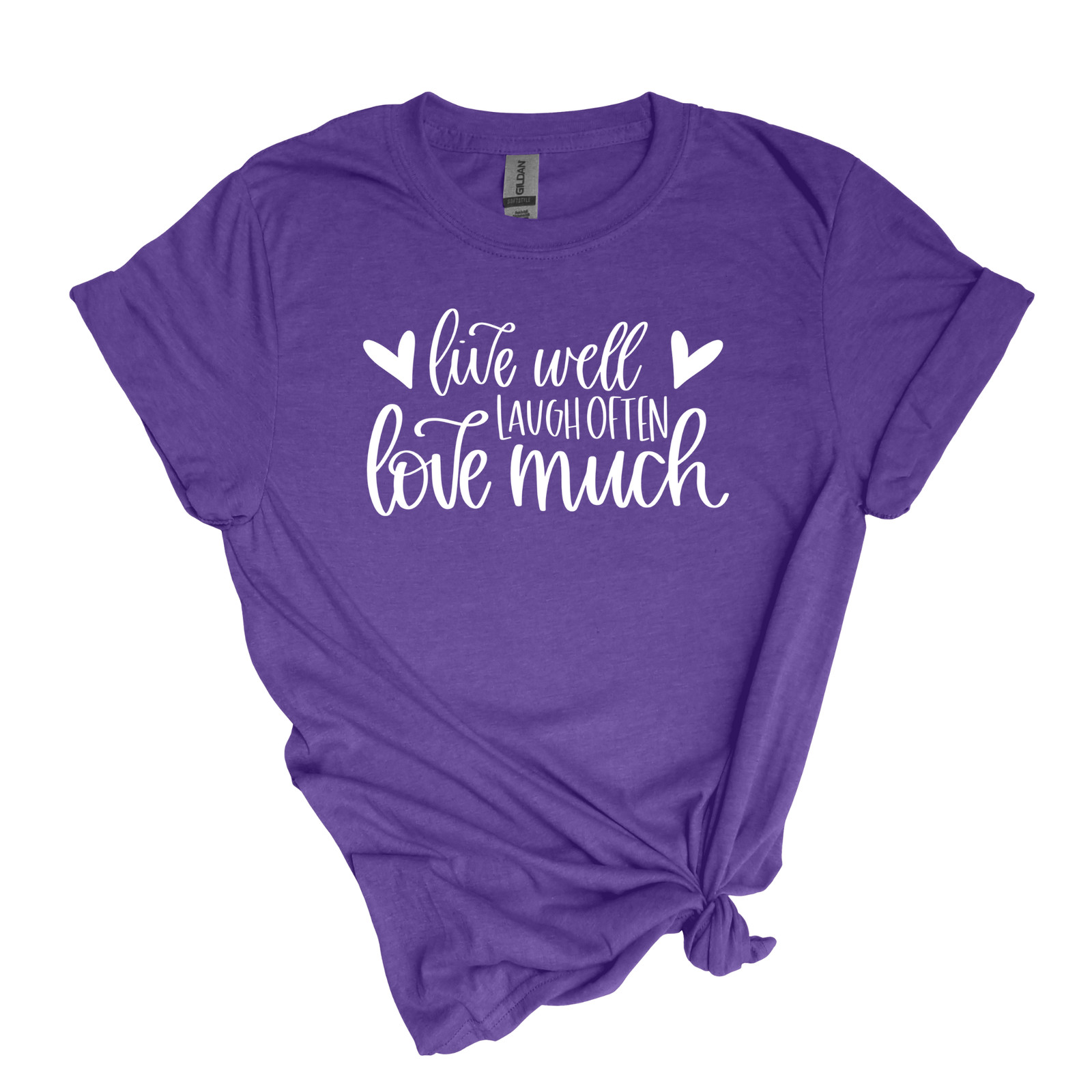 Live Well, Laugh Often, Love Much – Adult Unisex Soft T-shirt