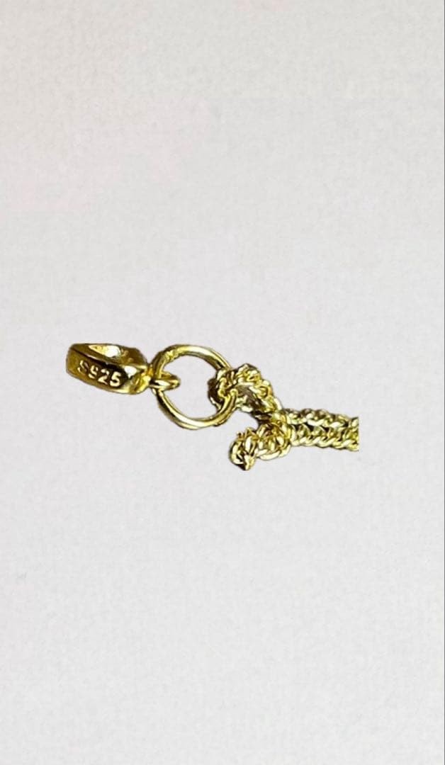 Vintage Gold Heart Necklace Sv925 Vintage