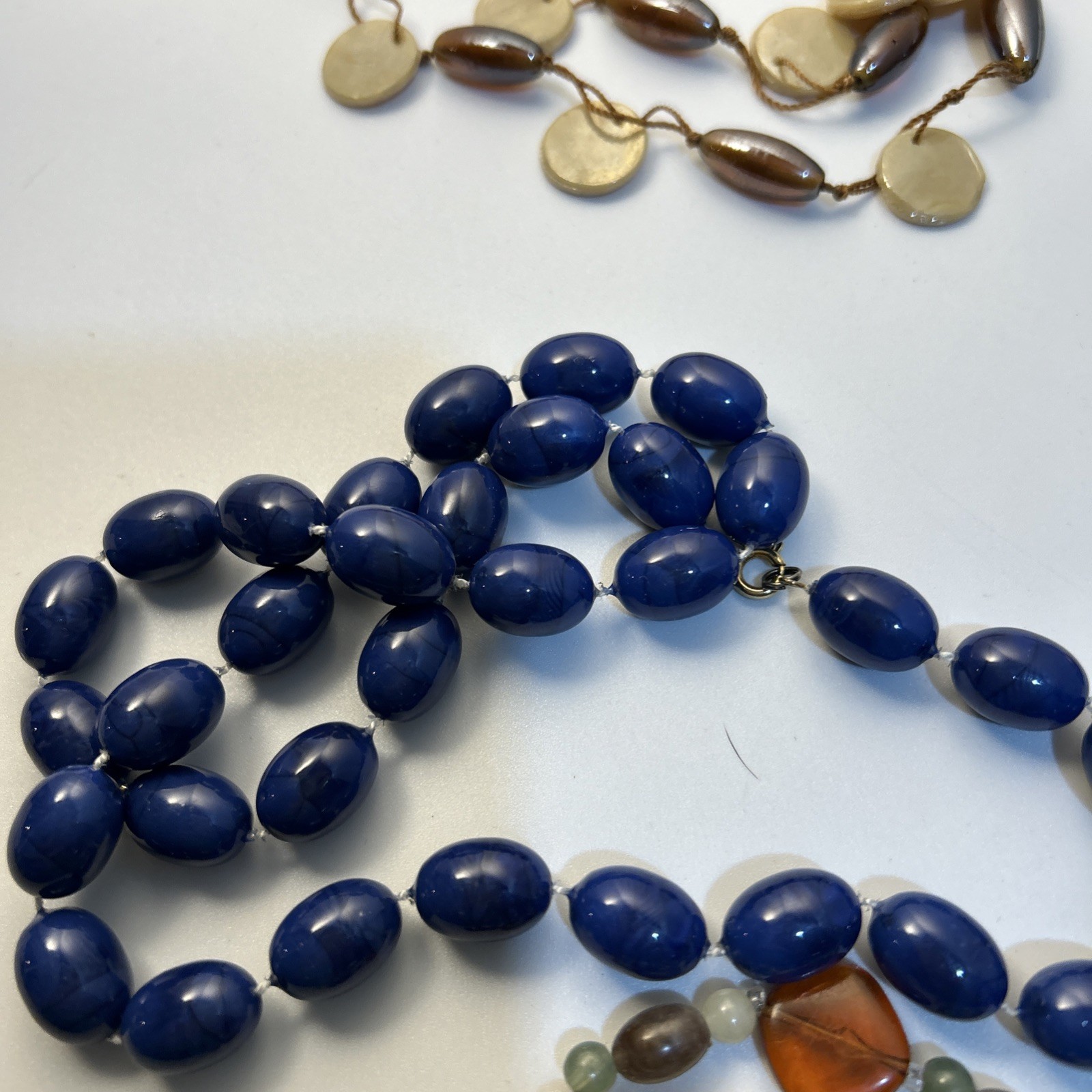 Beaded Necklace Lot Of 9 Various Lengths Jewelry
