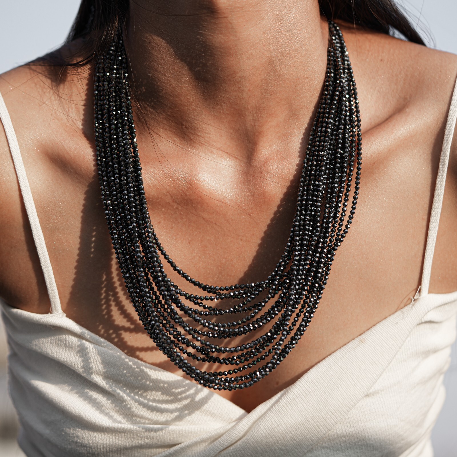 Black Moissanite Beads, 26 CT Black Beads, Black Faceted Diamonds Beads Lock
