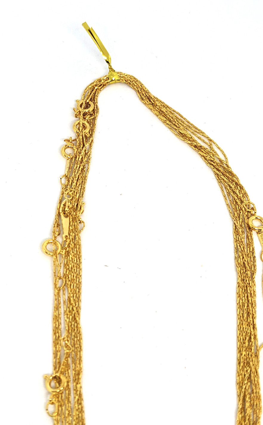 Fashion Jewelry Gold & Silver Plated Dainty Lightweight Necklaces (10 of each)