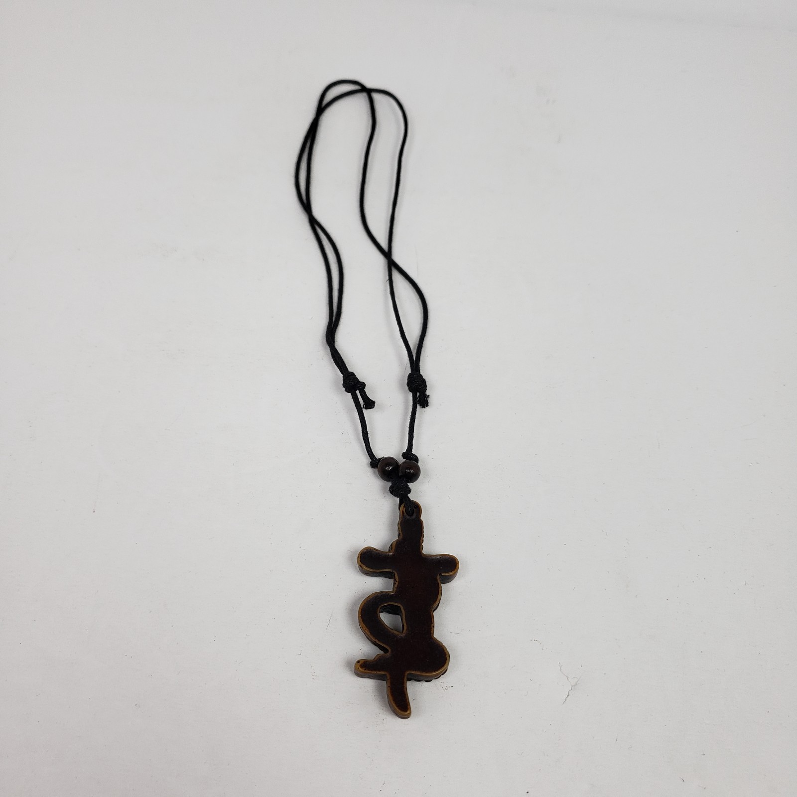 Vintage Adult Fashion Brown Sword Snake Tribal Adjustable Pendant Necklace 029