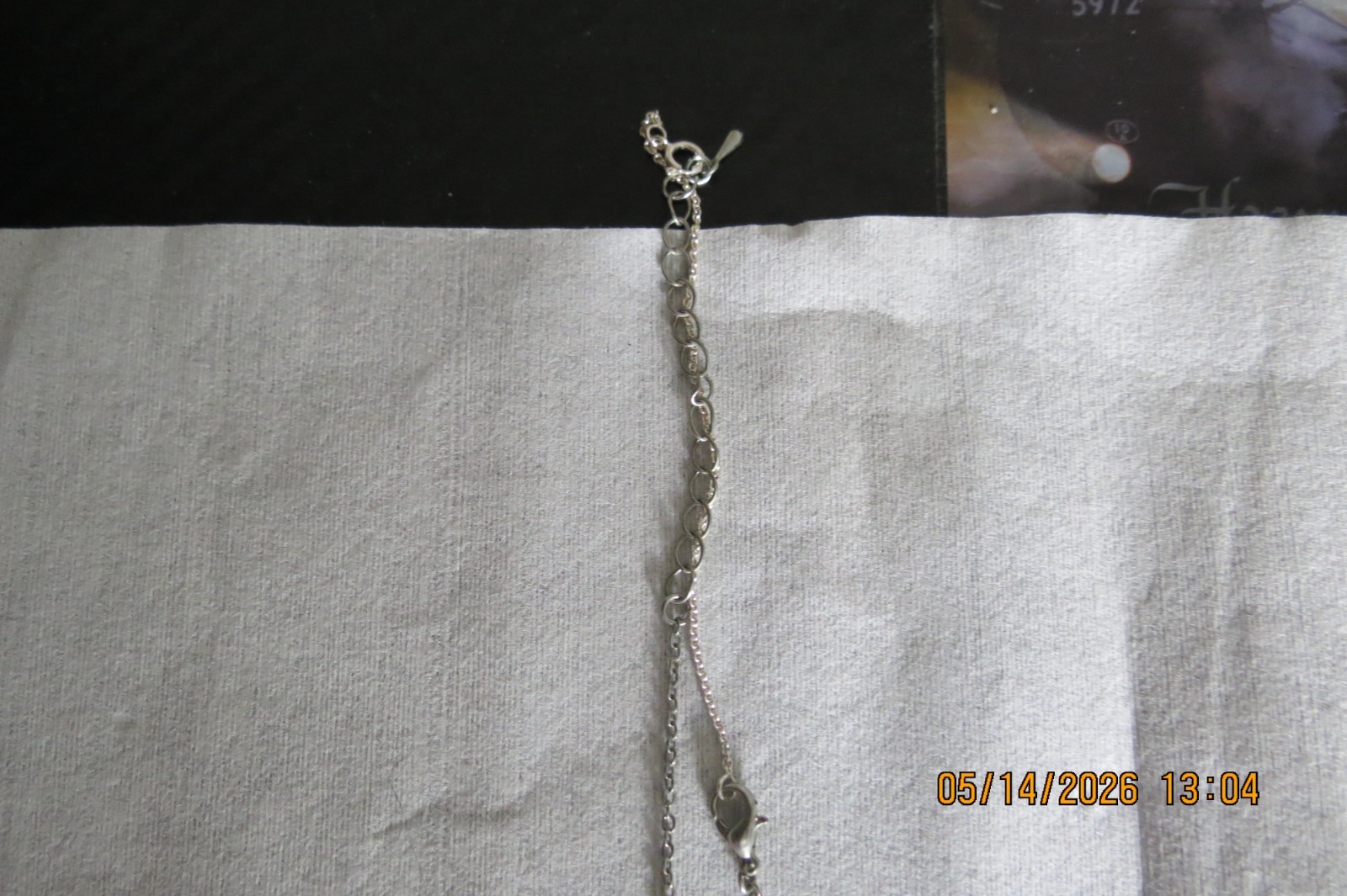 Interlocking 10inch Double Circle pendant necklace with extender 12 inches