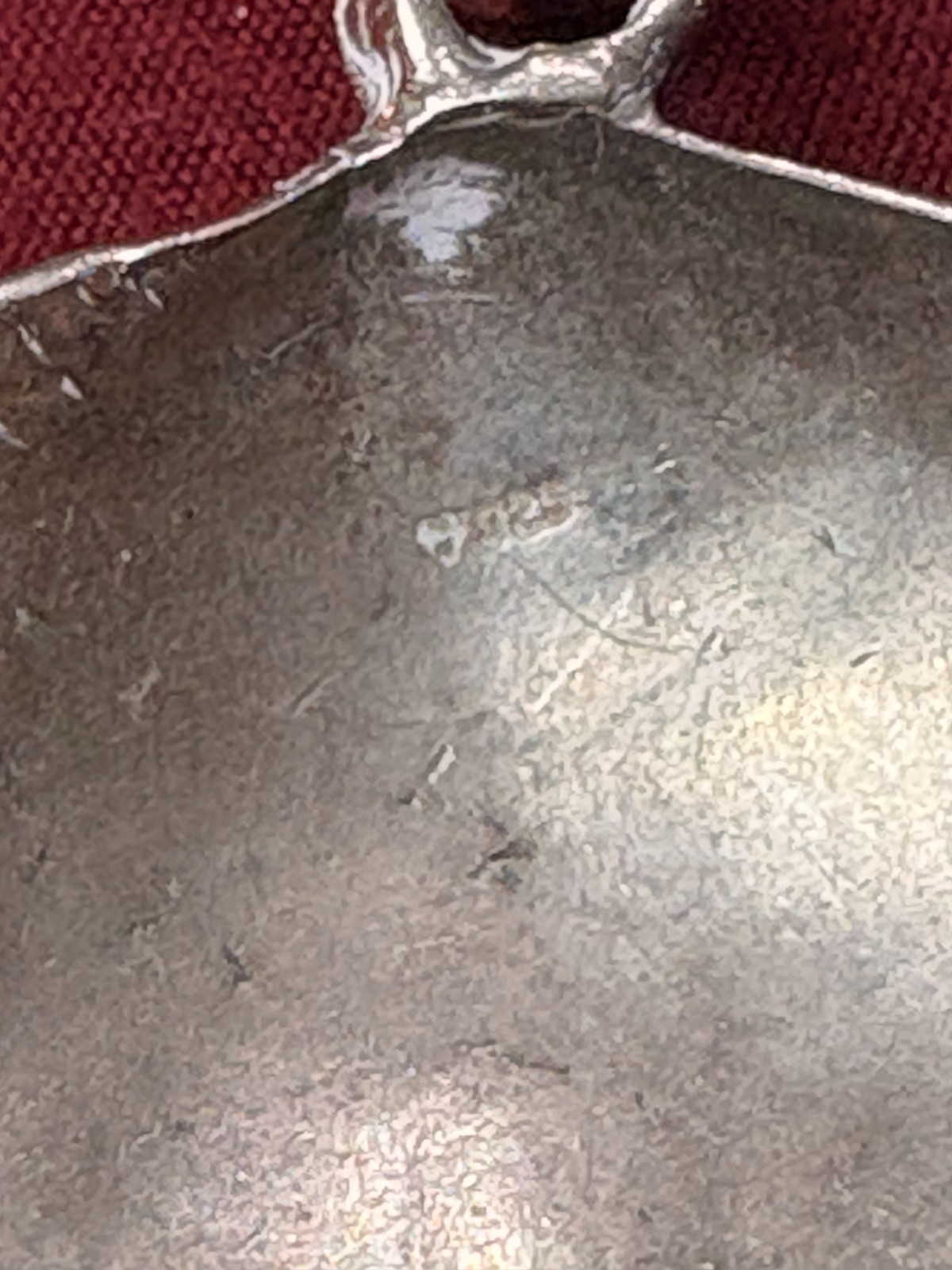 Mexico Sterling Silver Oval Charm Pendant Disc with Bail Metal Pendant