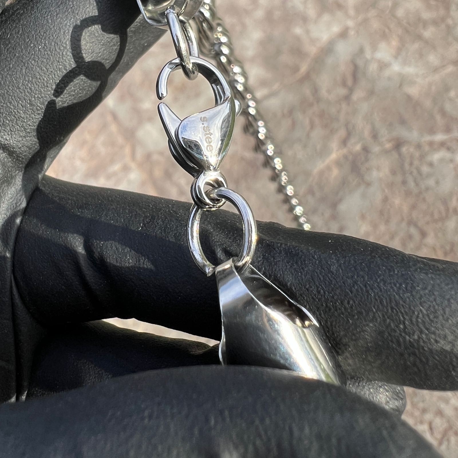 Mens 316L Stainless Steel Rope Chain Silver Hip Hop Necklace 10MM Thick 40″ Inch