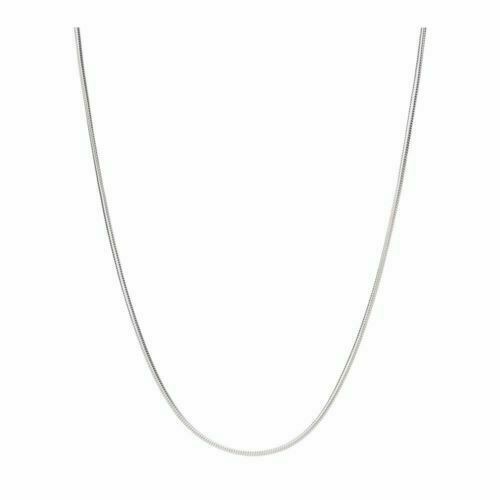 Men&Women’s 925 Sterling Silver Tarnish-Free Italian Snake Chain Necklace 16-38″