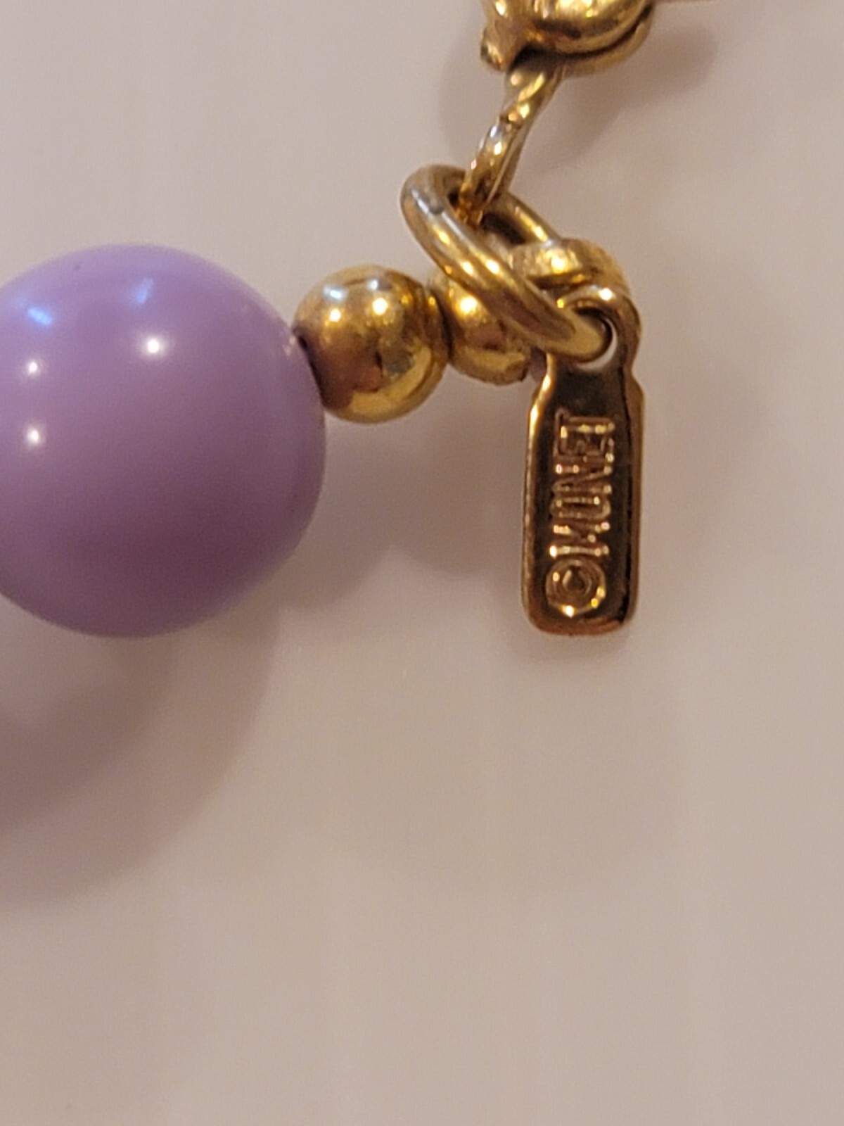 Women’s lot of necklaces and earrings. Purple, black col Fashion Costume Jewelry